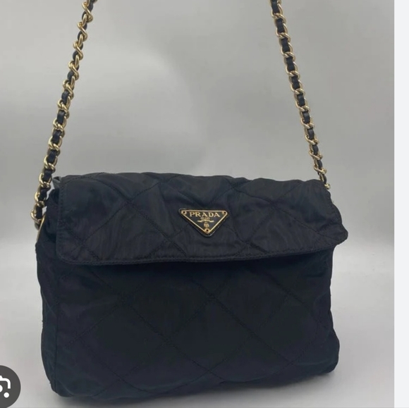 Prada Bags Rare Vintage Prada Tessuto Impunto Navy Quilted Nylon